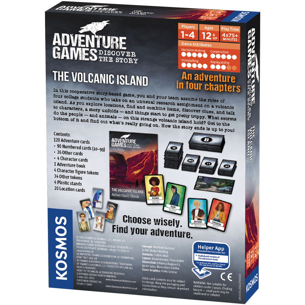 Adventure Games: The Volcanic Island Games Thames & Kosmos   