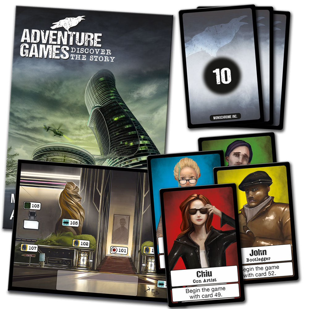 Adventure Games: Monochrome, Inc. | Collaborative Storytelling Game – Thames Kosmos