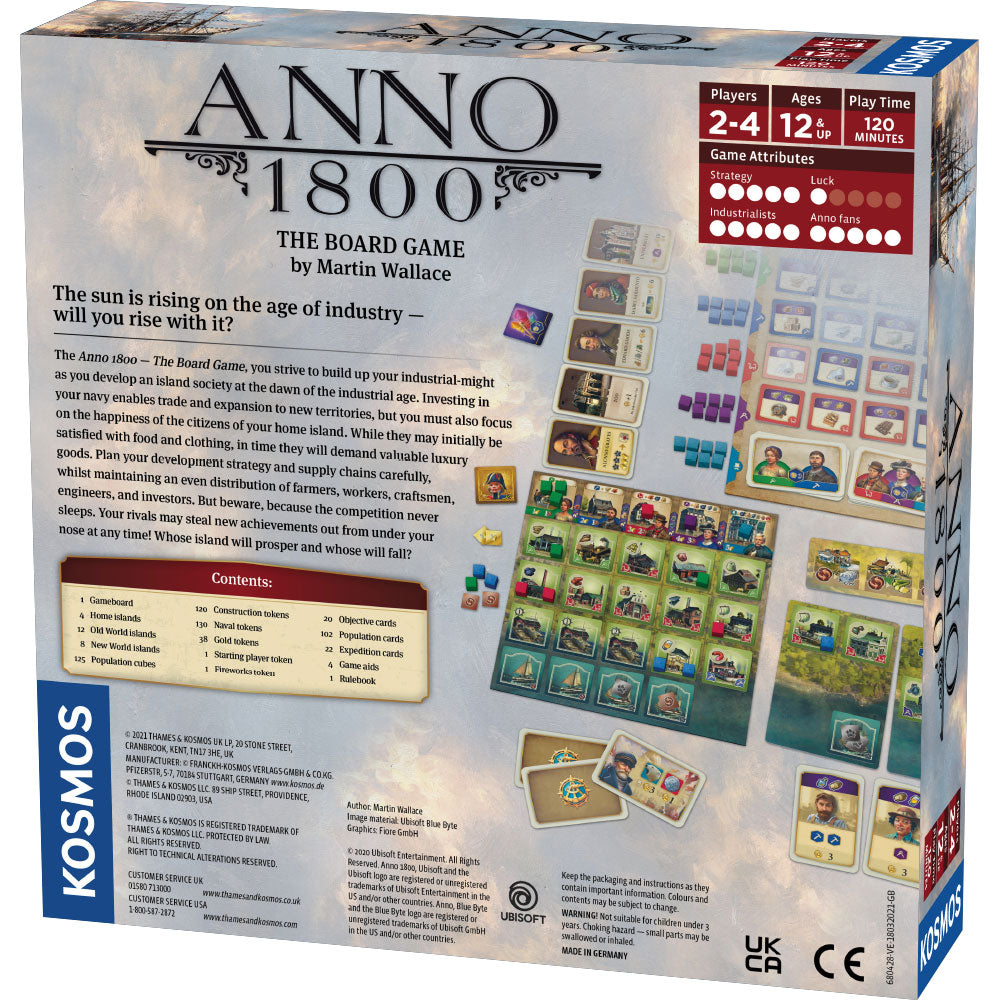 Anno 1800  Family Board Game From Thames & Kosmos