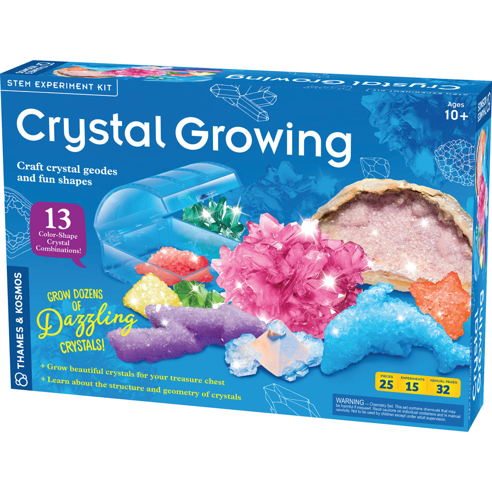 Crystal Growing STEM Experiment Kit | Grow Dozens of Dazzling