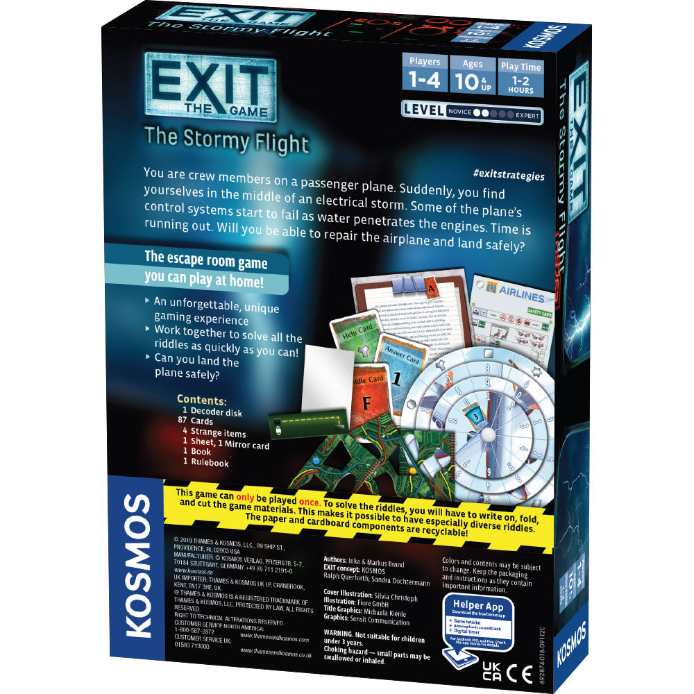 EXIT: The Stormy Flight - Escape Room Board Game