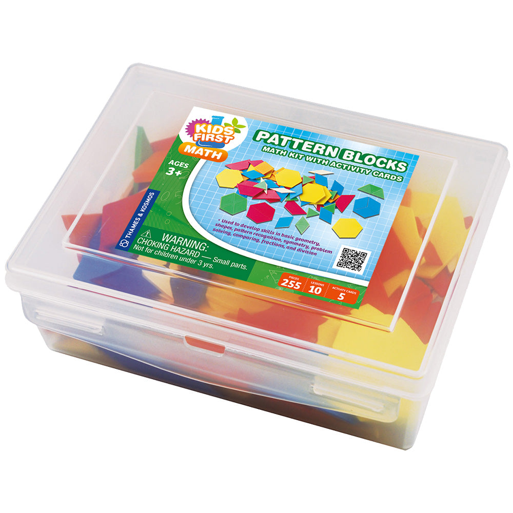 Kids First Math: Pattern Blocks Math Kit with Activity Cards – Thames ...