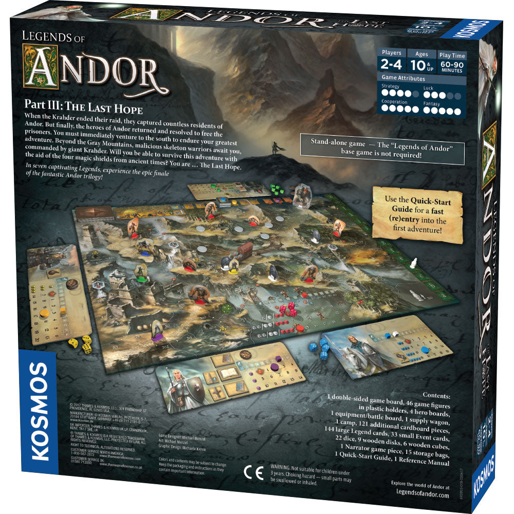 Legends of Andor, Board Game