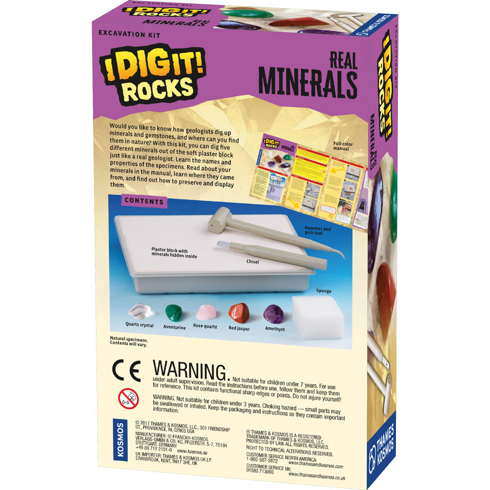 I Dig It! Real Minerals Excavation Kit