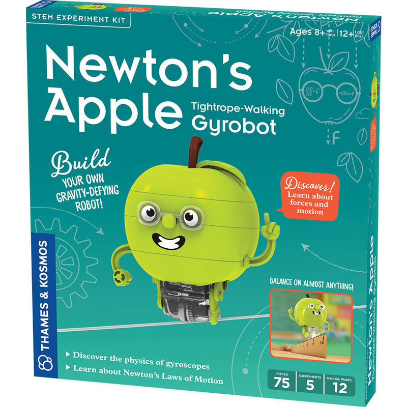 Newton's Apple: Tightrope-Walking Gyrobot STEM Thames & Kosmos   