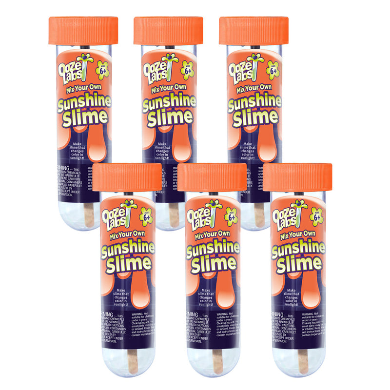 Ooze Labs 6: Sunshine Slime | Bundle of Six STEM Thames & Kosmos   