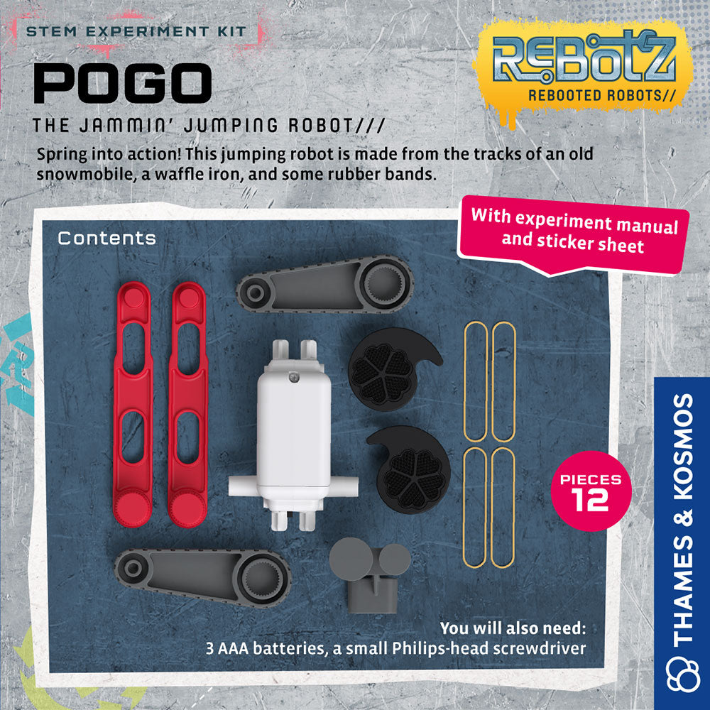ReBotz: Pogo - The Jammin’ Jumping Robot STEM Thames & Kosmos   