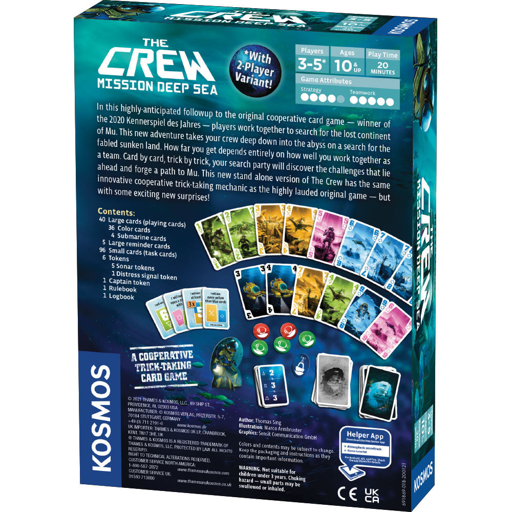 The Crew: Mission Deep Sea, Cooperative Family Card Game by Thames & Kosmos