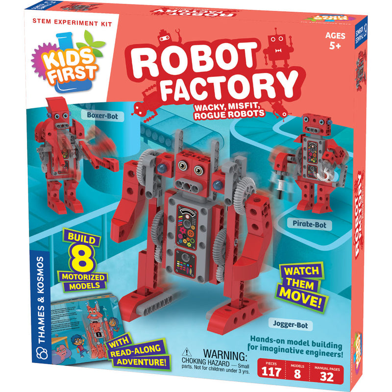 Kids First Robot Factory: Wacky, Misfit, Rogue Robots STEM Thames & Kosmos   