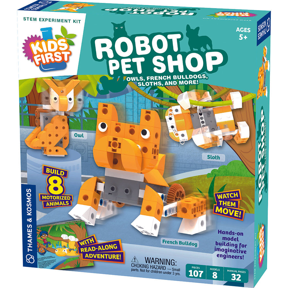 Kids First Robot Pet Shop Owls French Bulldogs Sloths and More