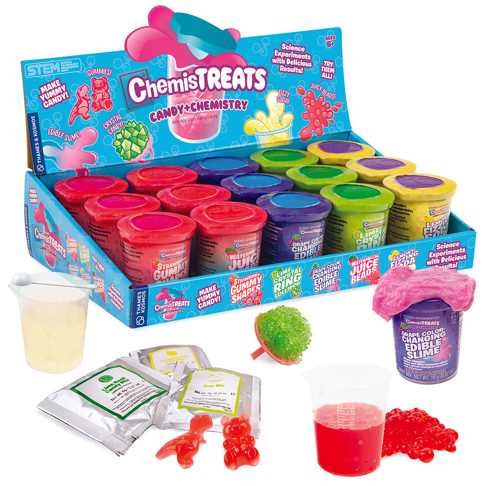 ChemisTreats! Candy+Chemistry (Display of 15) STEM Thames & Kosmos   