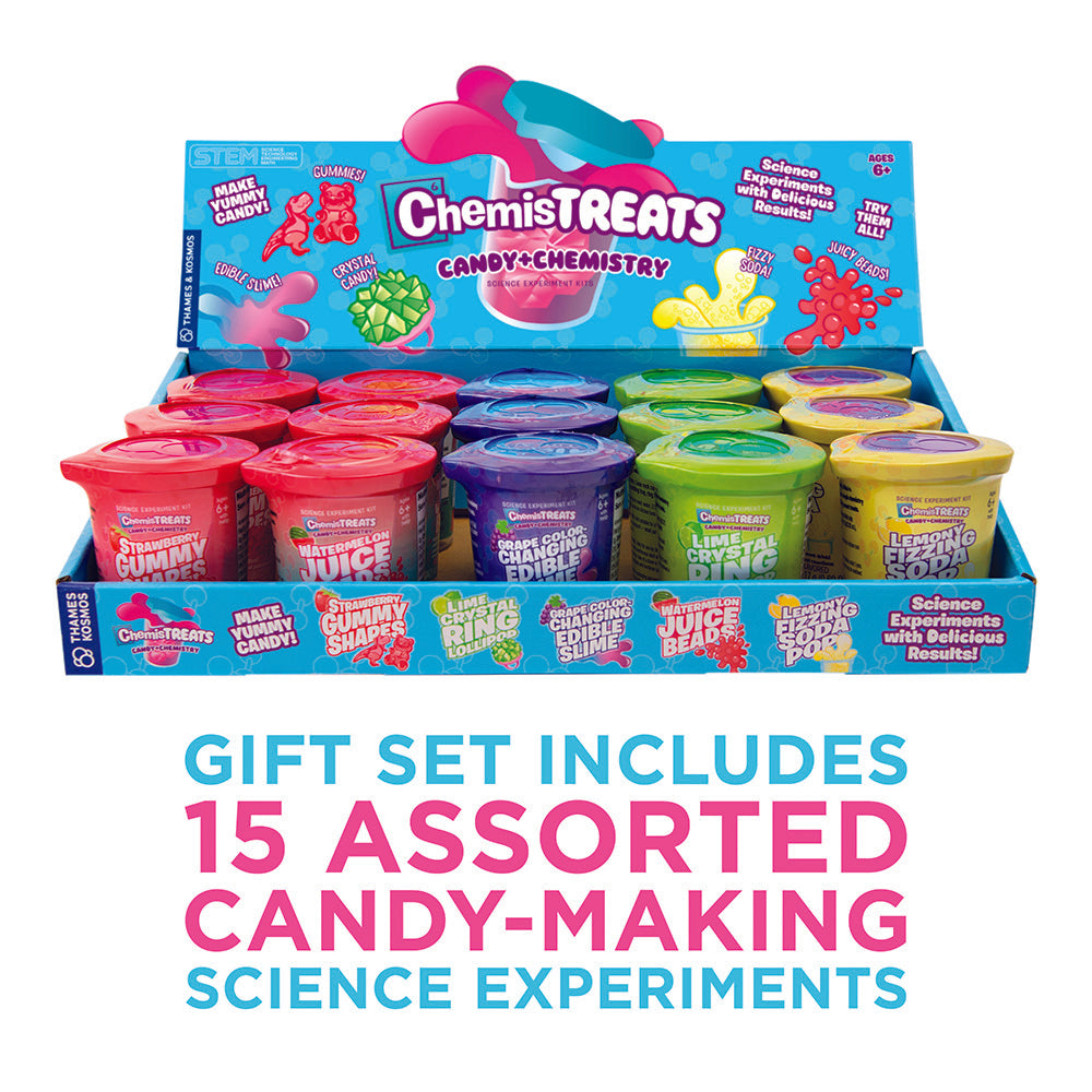 ChemisTreats! Candy+Chemistry (Display of 15) STEM Thames & Kosmos   