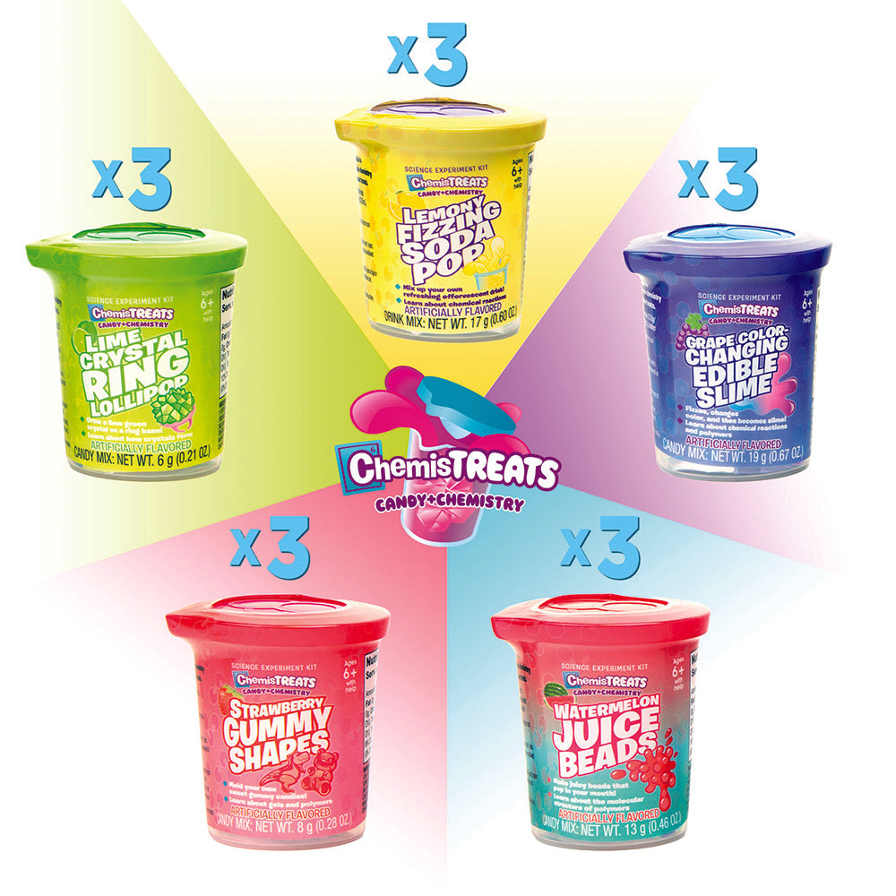 ChemisTreats! Candy+Chemistry (Display of 15) STEM Thames & Kosmos   