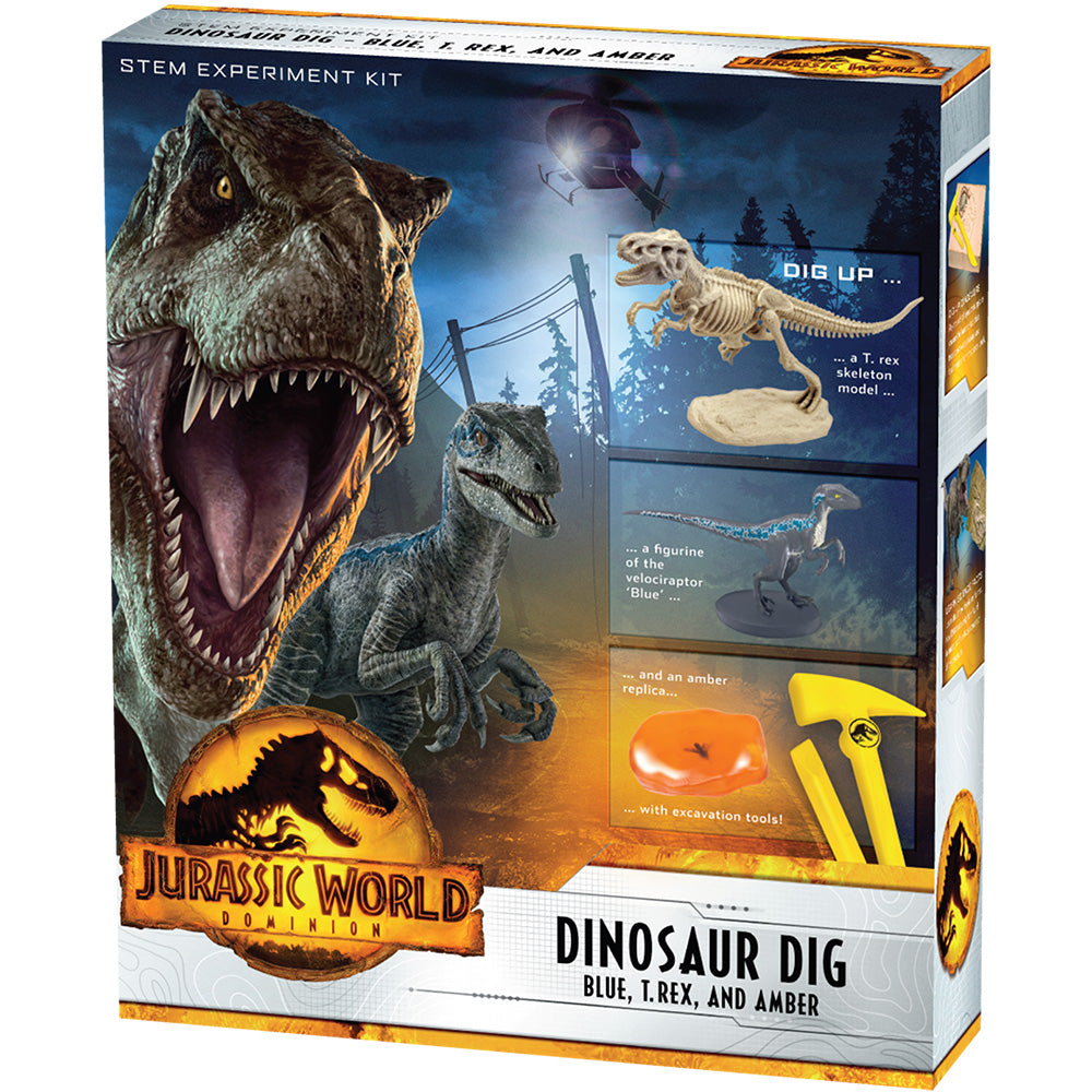 Jurassic World: Dominion Dinosaur Dig - Blue, T. Rex, and Amber – Thames &  Kosmos
