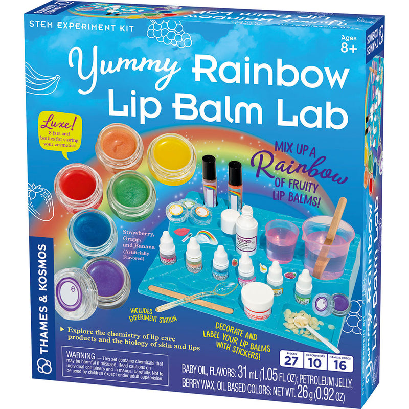 Yummy Rainbow Lip Balm Lab STEM Thames & Kosmos   