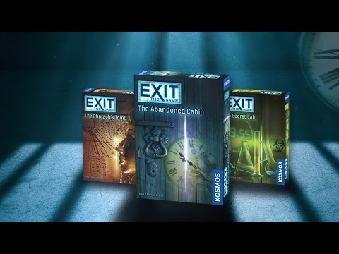 EXIT: The Game, Season 1. Three-Pack: The Abandoned Cabin, The Pharaoh's Tomb, The Secret Lab Games Thames & Kosmos