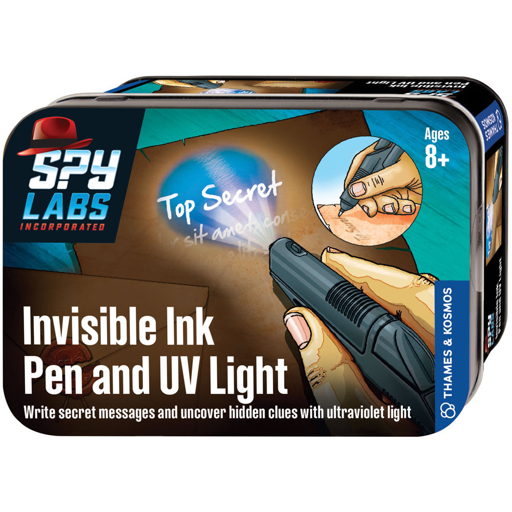 Herofiber 36 Spy Favors - 12 Invisible Ink Pen with UV Light + 12 Mini Top Secret Notepads + 12 Magnifying Glasses. - Perfect